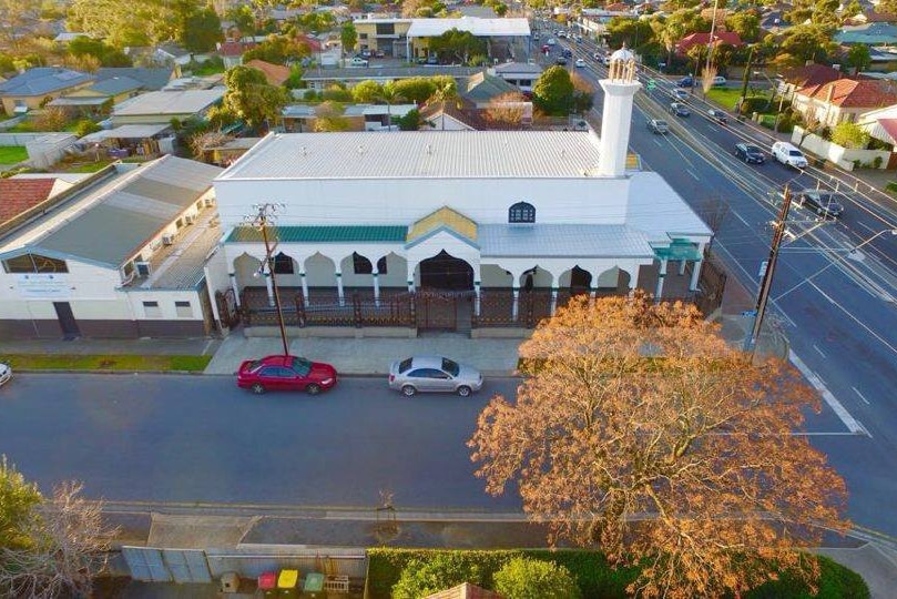 Marion Mosque viewed from above.