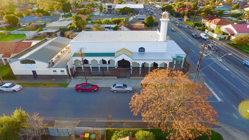 Marion Mosque viewed from above.