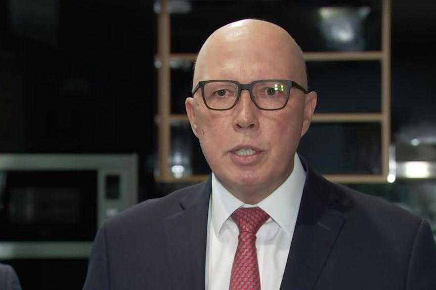 Peter Dutton criticises pro-Palestinian rally at Sydney Opera House