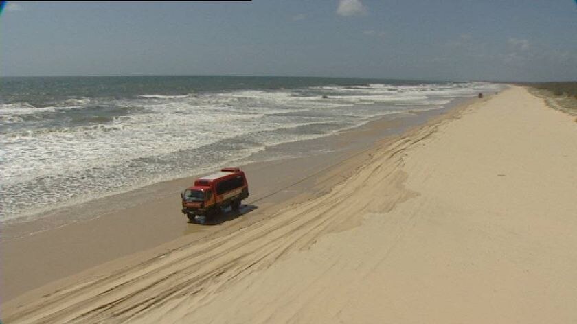 Two people were killed and nine others injured in a four-wheel drive rollover near Dundaburra, Fraser Island, on Saturday.