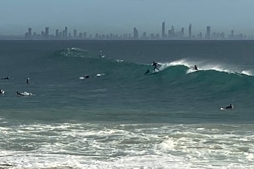 Big surf on the Gold Coast