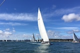 Fork in the Road showing race-favourite form in the Launceston to Hobart yacht race.
