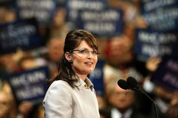 Sarah Palin speaks at the 2008 Republican National Convention (AFP: Justin Sullivan/Getty Images)