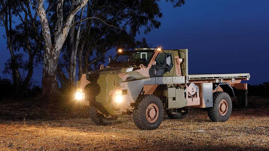 The Bendigo-based manufacturer is trying to win a contract to supply the Defence Department with hundreds of Bushmaster utilities.