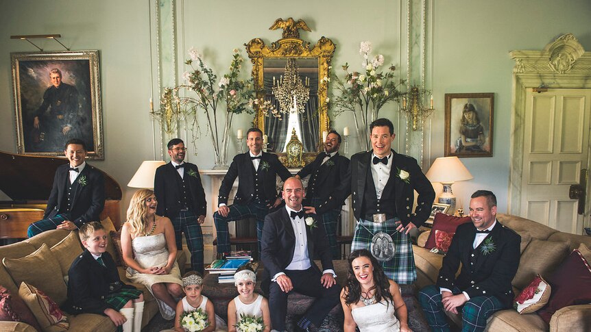 Brett and Stuart married in Scotland in 2015.