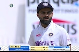 Virat Kohli refused to walk after being bowled for a duck