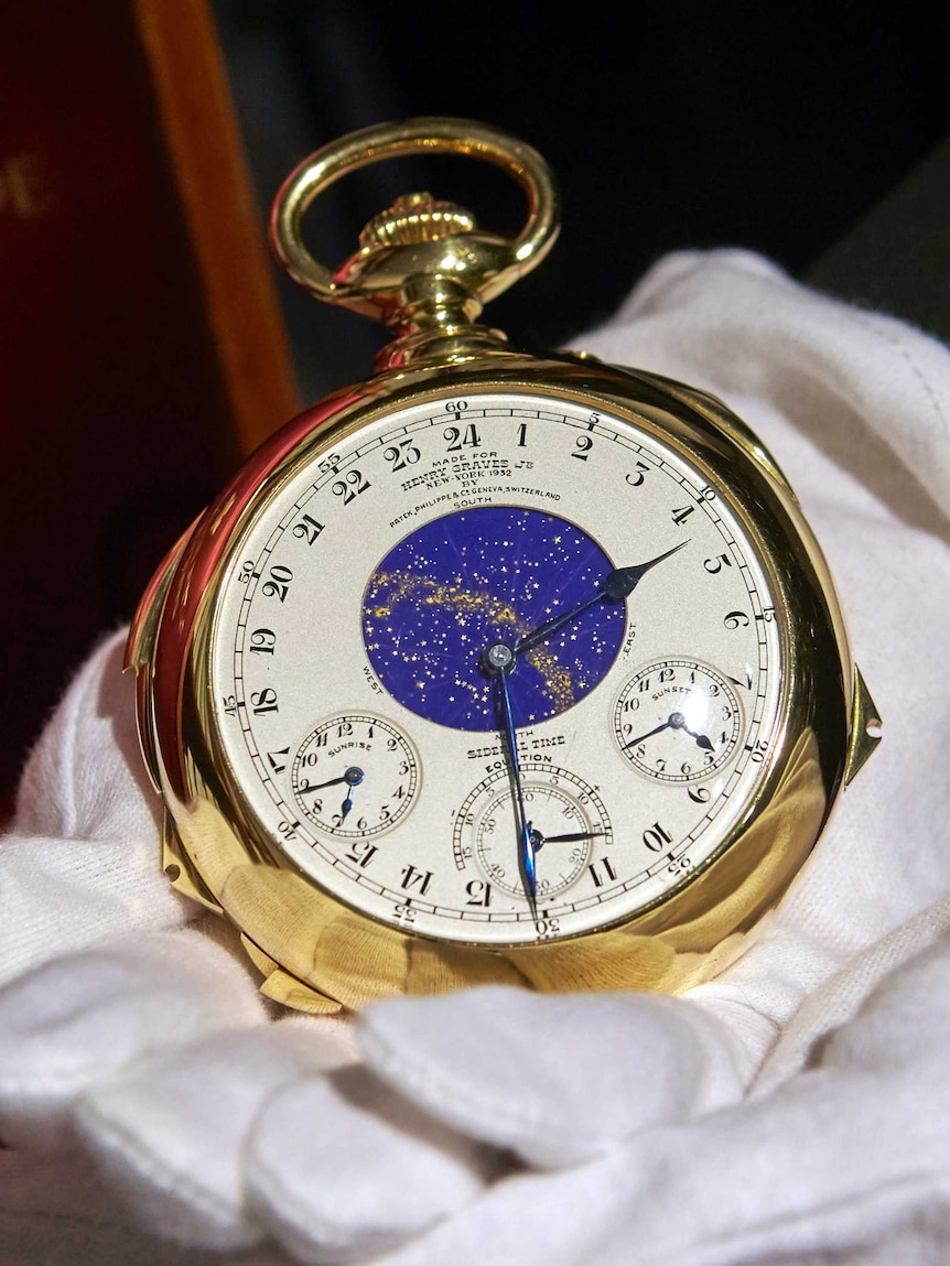 The Henry Graves Supercomplication handmade watch by Patek Philippe sold for a record price in Geneva.