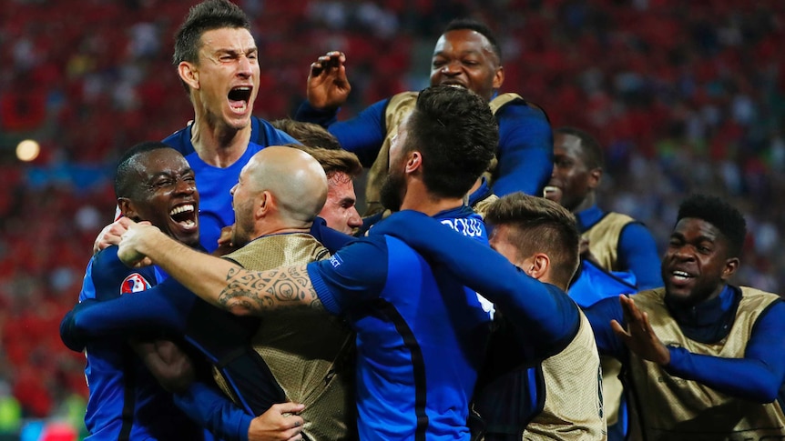 France celebrates late Griezmann goal