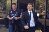 Ben Cousins leaving court at Armadale