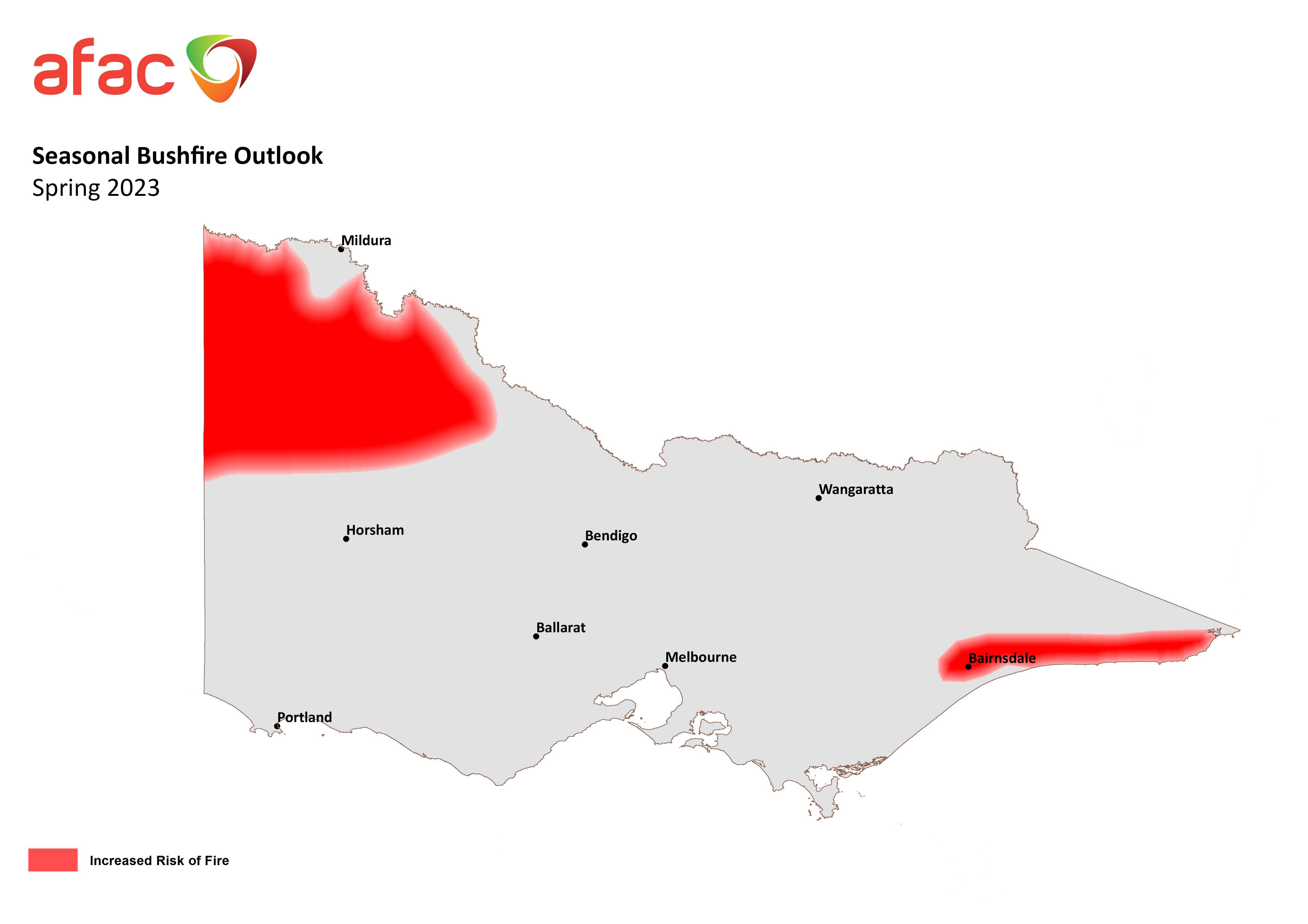 A map of Victoria with 