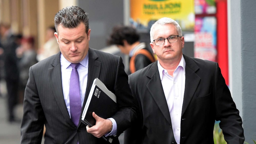 Barry Wells (right) was allegedly a ringleader in a multi-million dollar fraud ring.