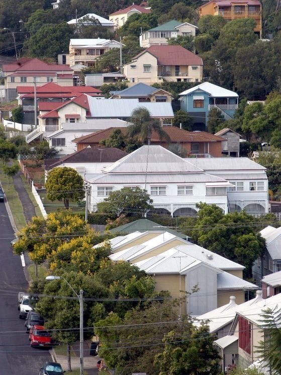 Houses in a Brisbane suburb
