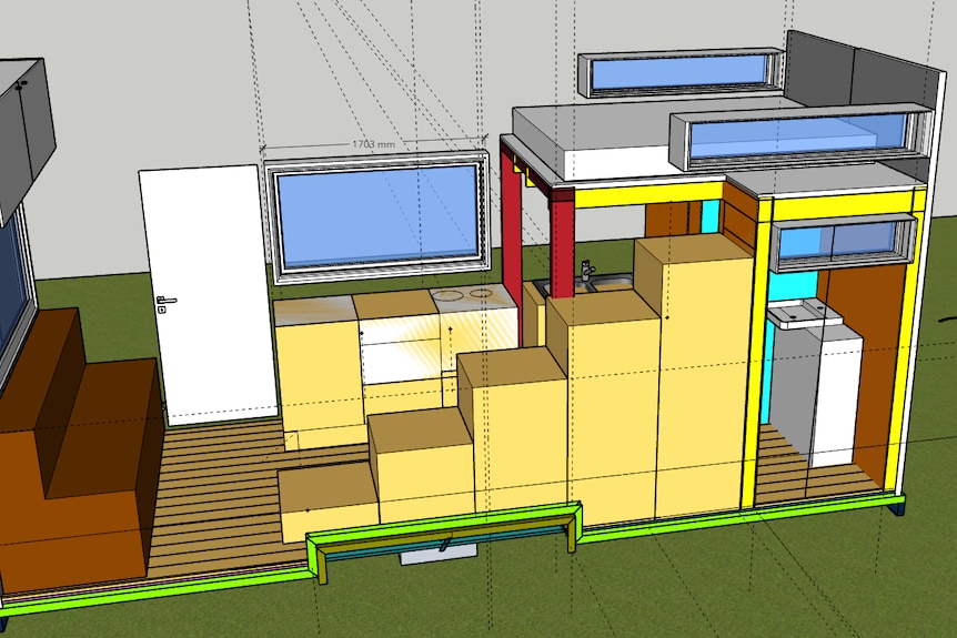 Design plans of a tiny house