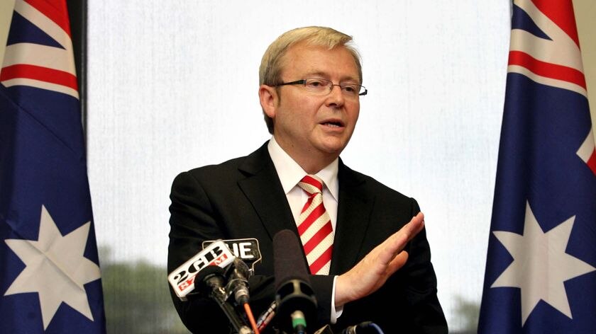 The summit announced by Kevin Rudd is aimed at long-term strategy, not an immediate crisis. (File photo)