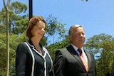 Julia Gillard and WA Premier Colin Barnett