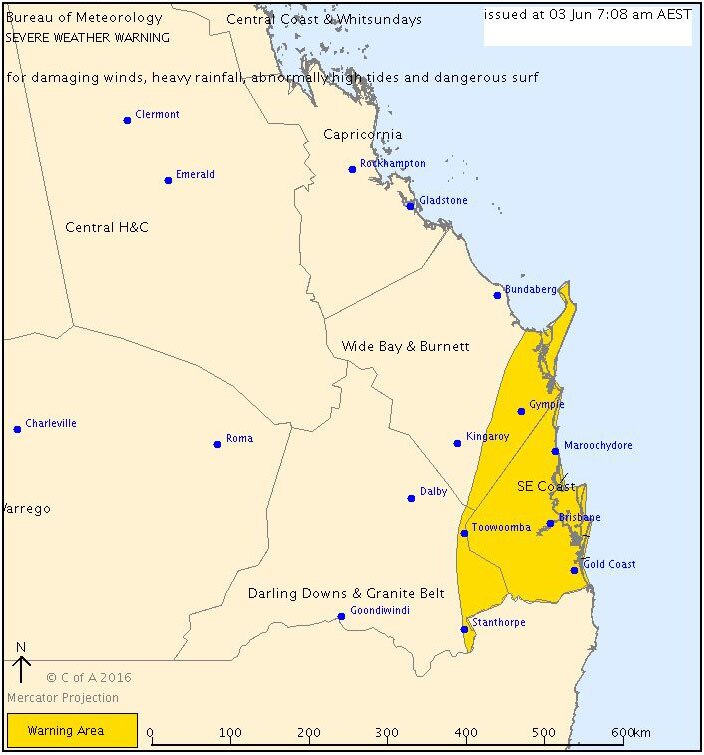 Queensland wild weather BoM warns flashflooding, powerful wind gusts