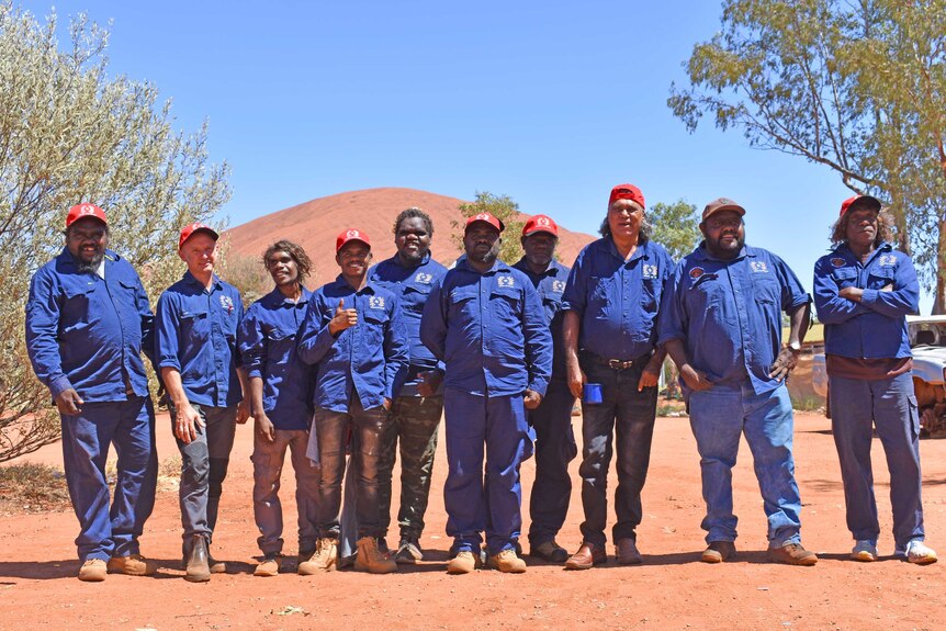 Group of Indigenous rangers