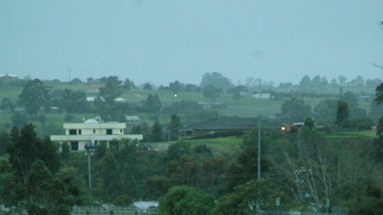 Mobile home: Half of a recently relocated house floats down the Mitchell River at Bairnsdale