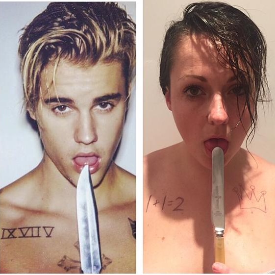 Celeste Barber mocks Justin Bieber