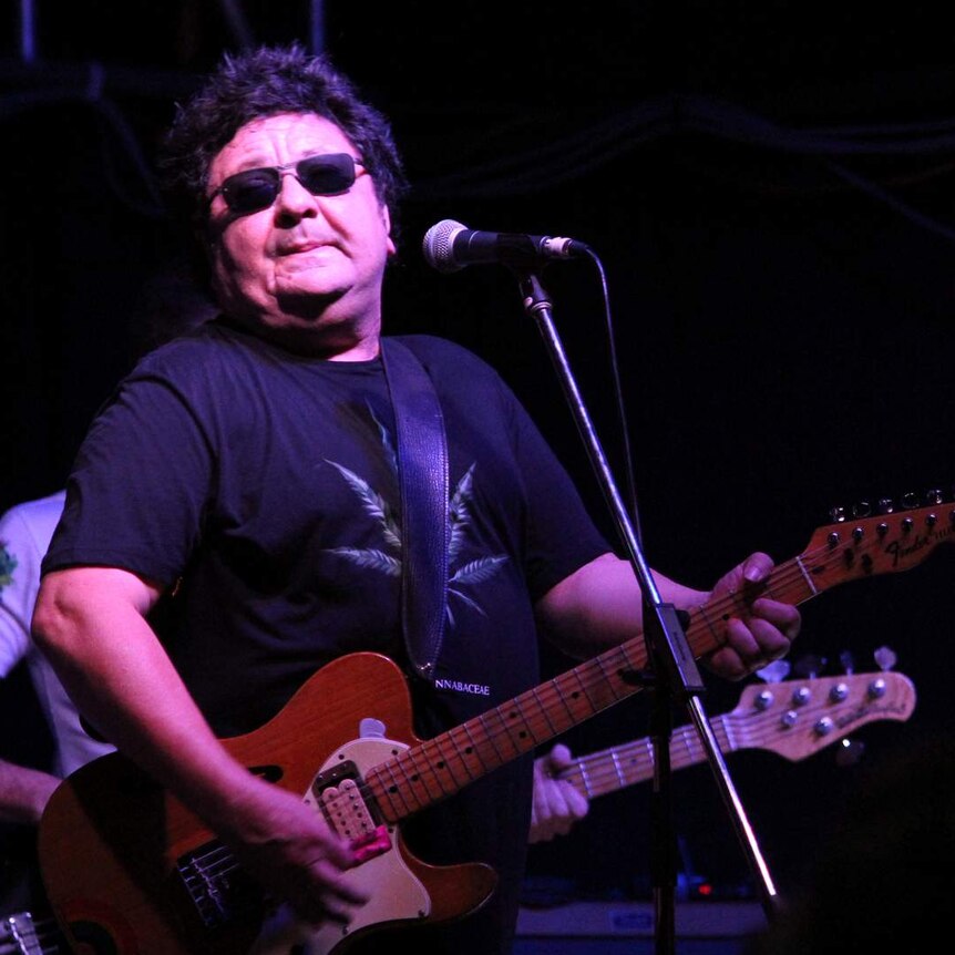 Richard Clapton plays at the Airlie Beach Music Festival