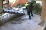 CCTV footage shows tomahawk attack on murder victim's neighbour
