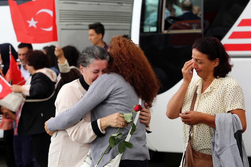 Turkish hostages freed