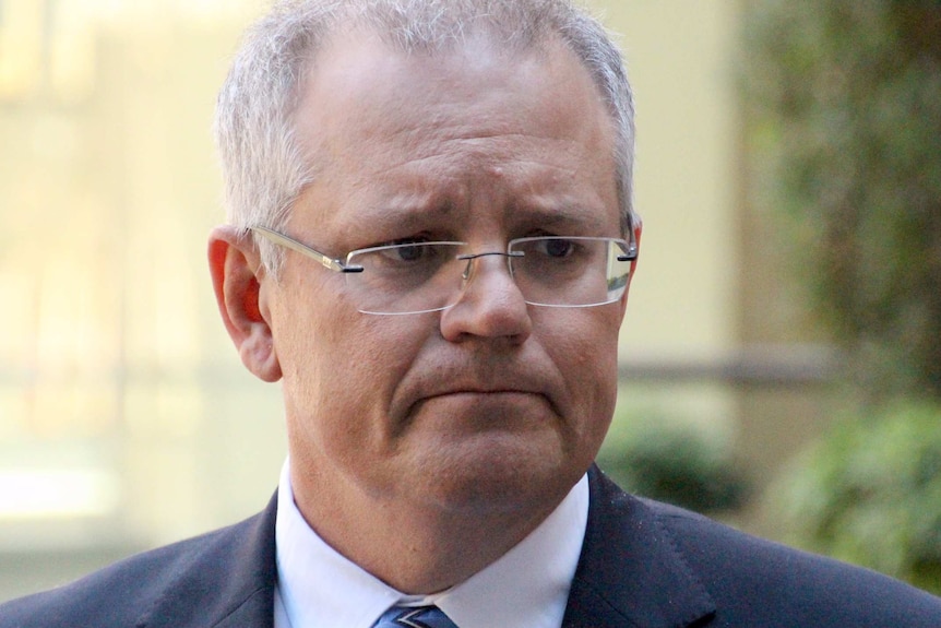 Frowning Scott Morrison headshot.