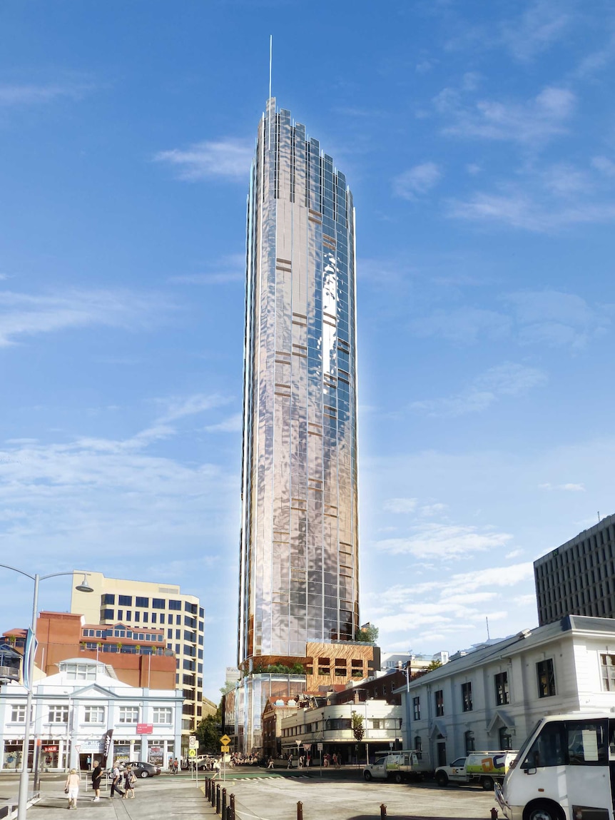 Fragrance Group hotel seen from Brooke Street Pier