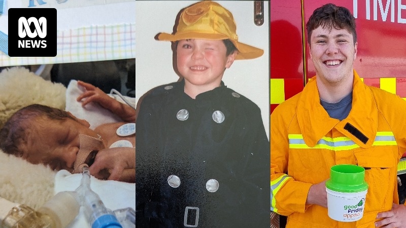 Young CFA volunteer defies odds after tough start to life as premature baby