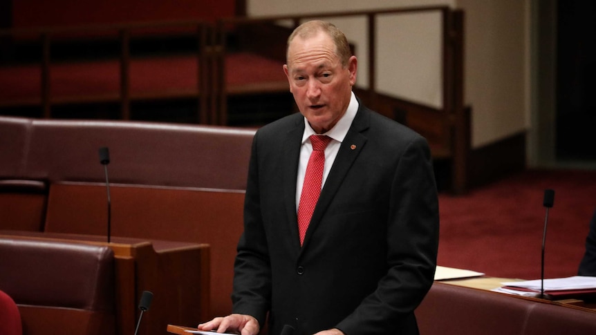 Fraser Anning delivers his maiden speech to Parliament.