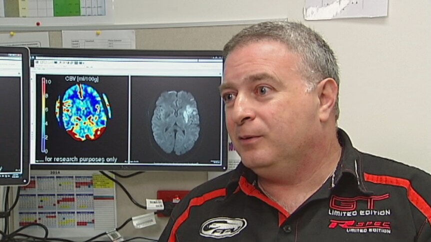 Mr Kalogiannopoulos said the treatment saved his life and he wants others to be aware of the symptoms of stroke.