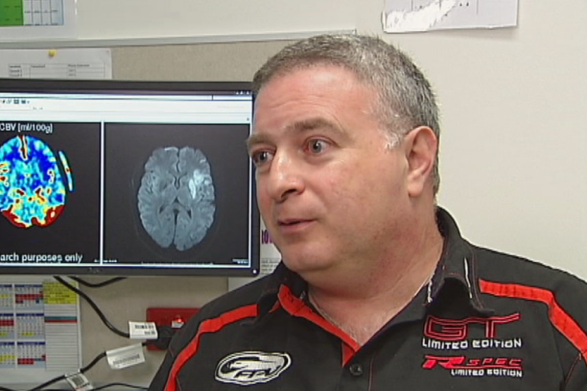 Mr Kalogiannopoulos said the treatment saved his life and he wants others to be aware of the symptoms of stroke.