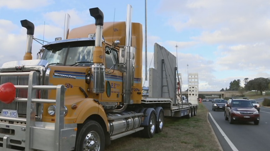 Truck and slab