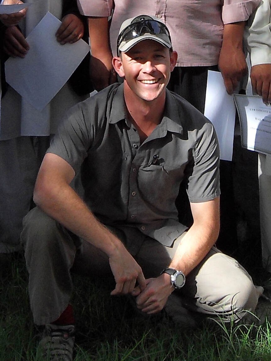 Benjamin Nelson working as a United Nations paramedic in Kabul in Afghanistan in 2009.