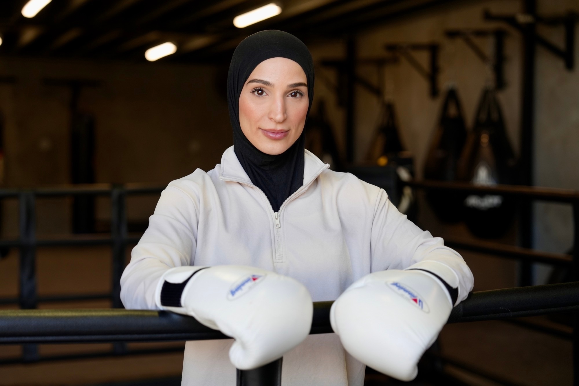 Tina Rahimi was a makeup artist before finding boxing.