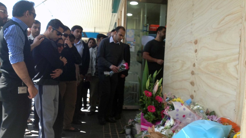 Family lay flowers for schoolgirl killed at Kogarah
