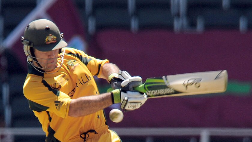 High standards... Ricky Ponting cracked 79 with the bat but Australia conceded 36 extras in the field.