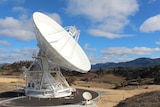 A satellite dish at Canberra's Deep Space Communication Complex at Tidbinbilla.