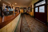 Empty bar at Hotel Brunswick in NSW.