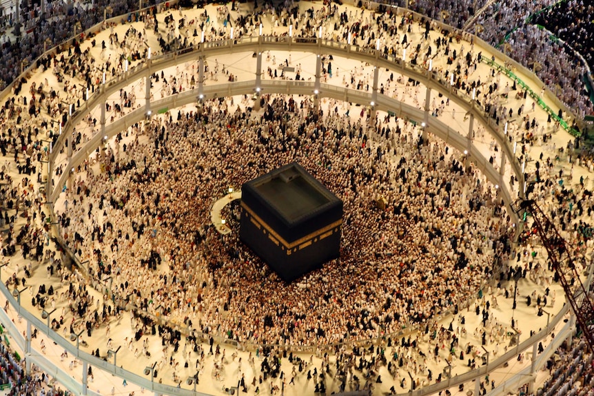 A picture taken from the Abraj al-Bait Towers, also known as the Mecca Royal Hotel Clock Tower