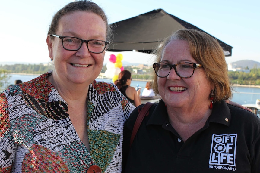 Jan McLucas and Anne Cahill Lambert