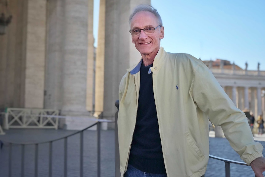 Phil Saviano, a survivor of abuse in the Catholic Church, attends a summit held in Rome to discuss wider abuse allegations