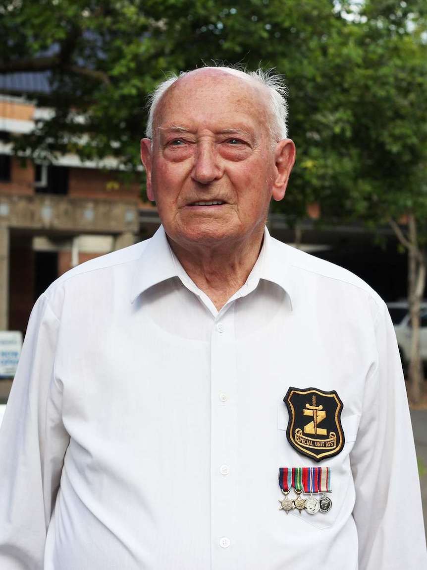 Former Z Special Unit commando Mervyn Fox in Darwin