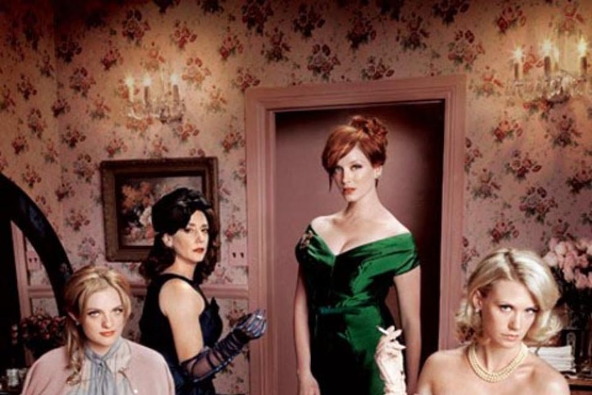 The female cast of the TV series Mad Men
