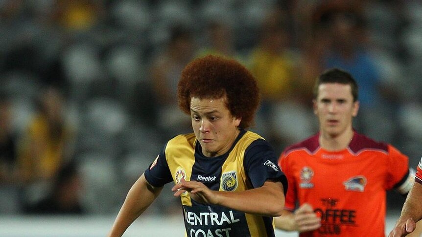Mustafa Amini has signed with Dortmund but will remain in Gosford for another season.
