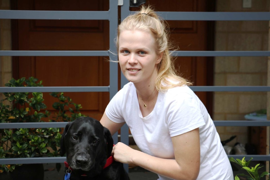 Jessica Konecny at her home in Perth