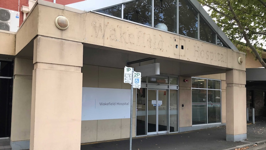 The front entrance of the Wakefield Hospital