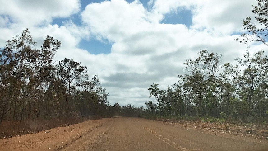 An unsealed section of the Peninsula Developmental Road on Queensland's Cape York.
