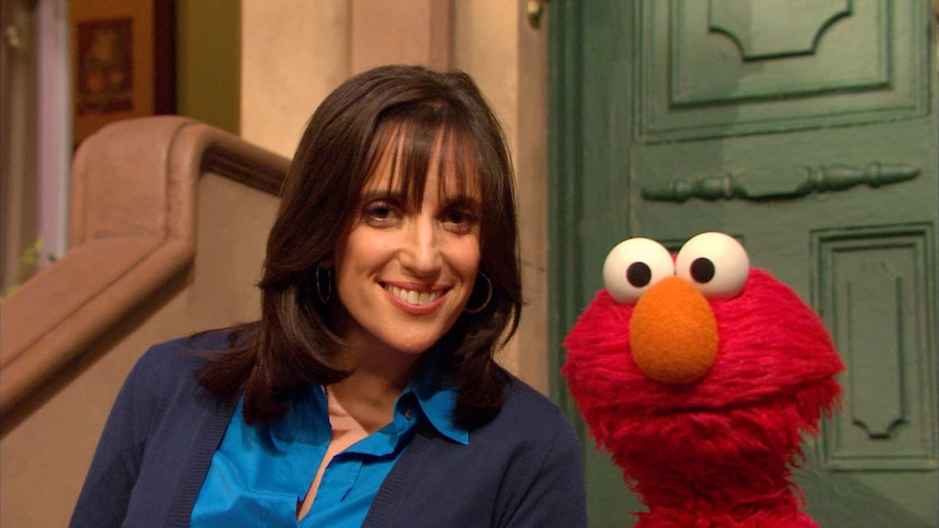 Miss Day and Elmo