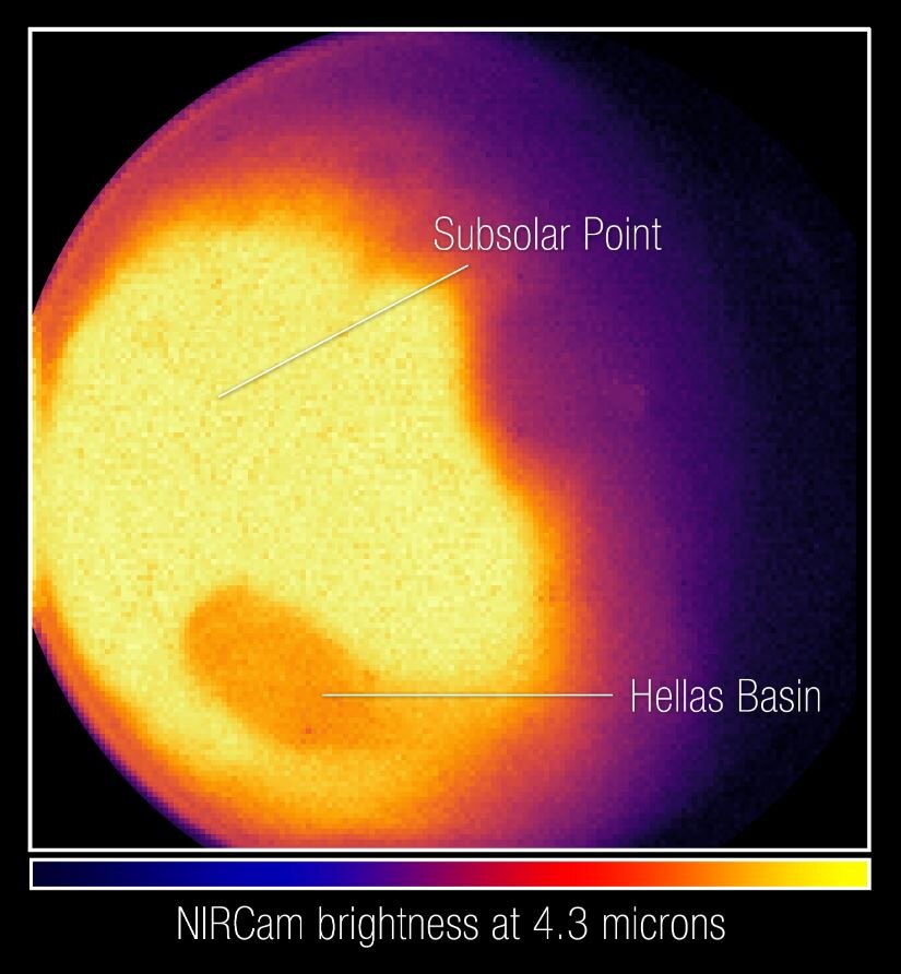 A thermal emission image of Mars 